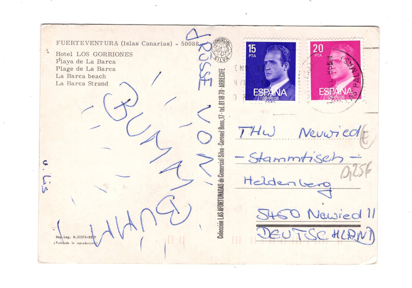 Ansichtskarte Fuerteventura / Hotel Los Gorriones / Spanien