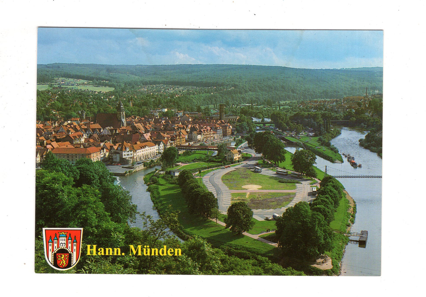 Ansichtskarte Hann. Münden / Tanzwerder-Platz +++ / J1-58