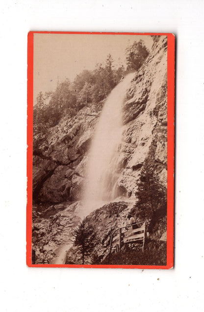Fotografie Schleierfall - Bad Hindelang 1870er