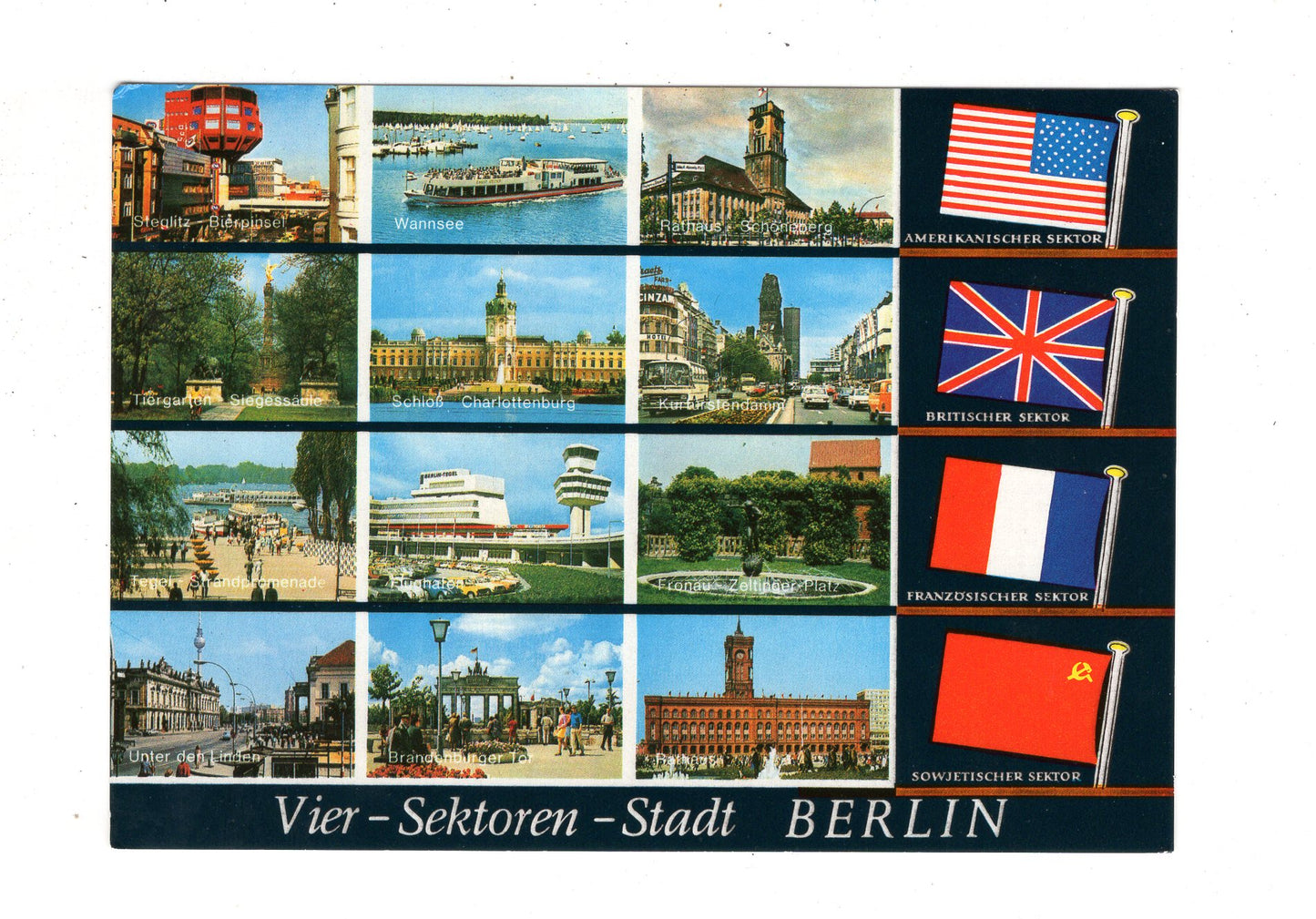 Ansichtskarte Berlin / Vier-Sektoren-Stadt / K1-50