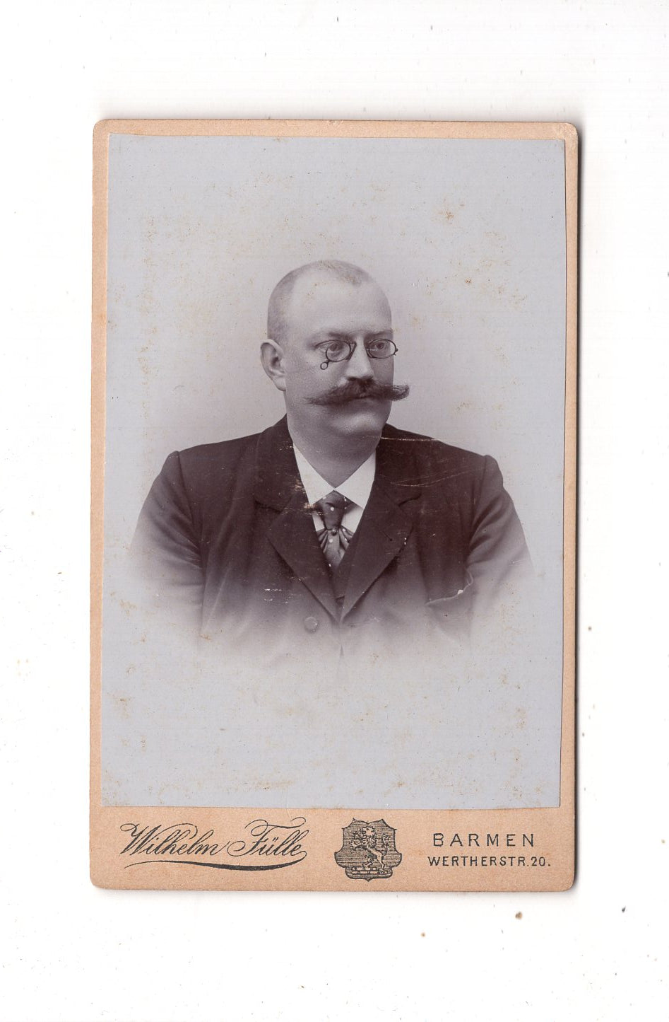 Fotografie Herrenportrait - Barmen 1890er