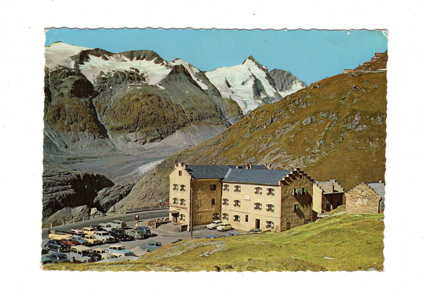 Ansichtskarte Großglockner-Haus mit Großglockner / Österreich