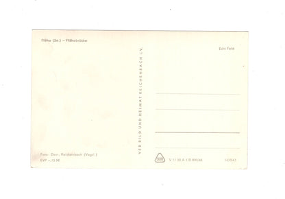 Ansichtskarte Flöha / Sachsen / Flöhabrücke