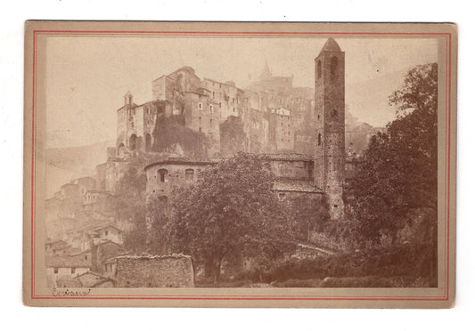 Fotografie Ceriana / Italien - um 1880 / CAB U-36