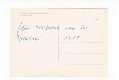 Ansichtskarte Kirche zu Warder bei Bad Segeberg