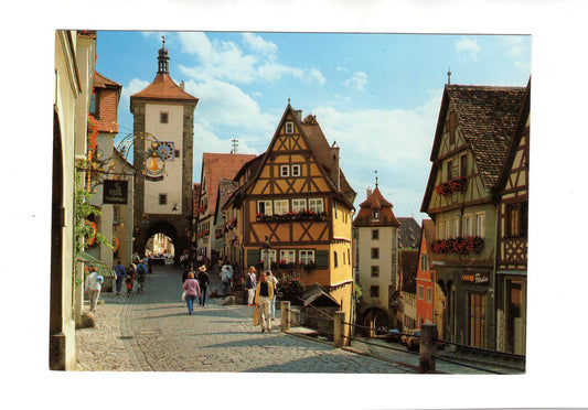 Ansichtskarte Rothenburg ob der Tauber / Plönlein