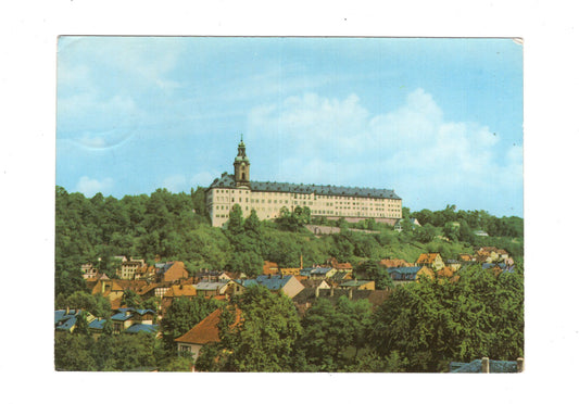 Ansichtskarte Rudolstadt / Blick zur Heidecksburg