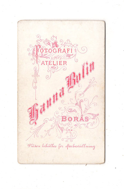 Fotografie Feine Dame - Boras 1870er / CDV L1-34