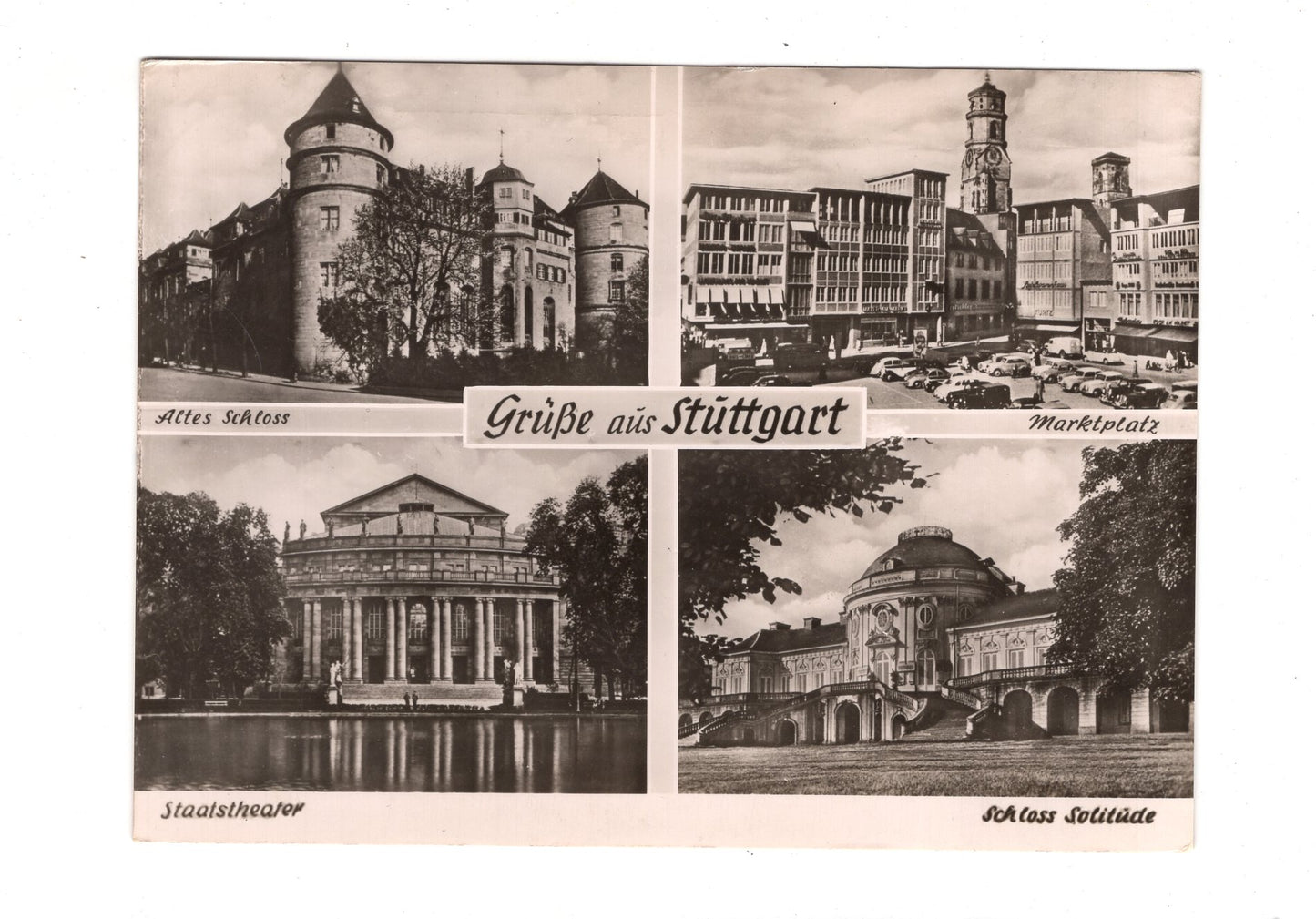 Ansichtskarte Grüße aus Stuttgart / I1-62