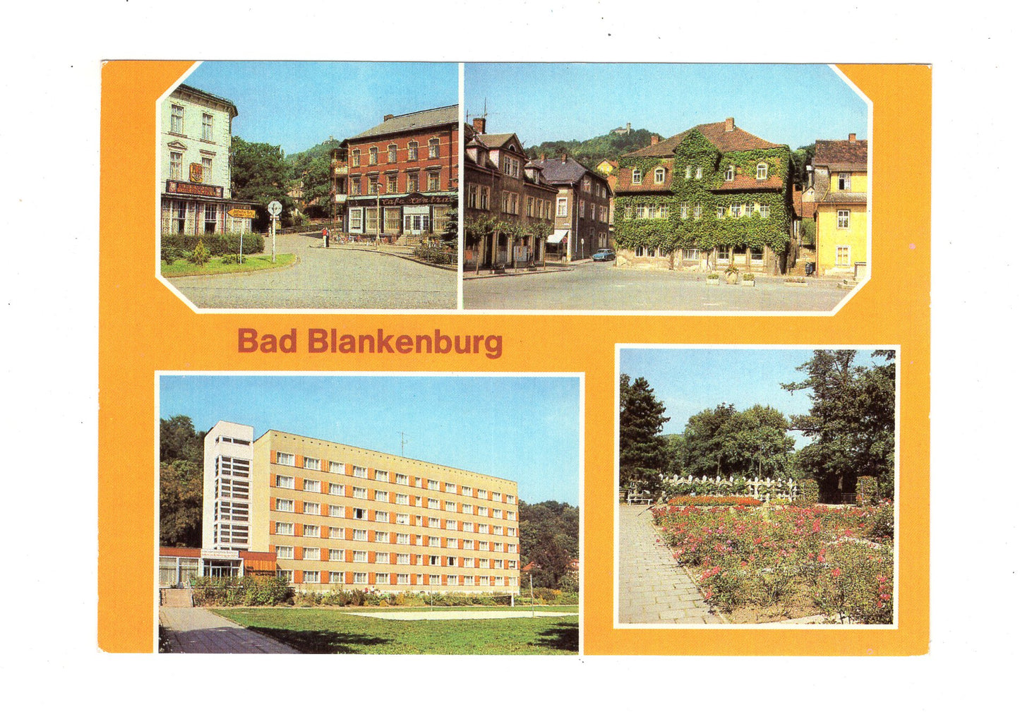 Ansichtskarte Bad Blankenburg / Kreis Rudolstadt
