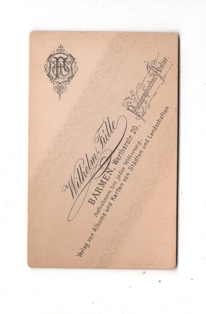 Fotografie Herrenportrait - Barmen 1890er