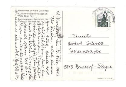 Ansichtskarte La Gomera / Valle Gran Rey / Spanien