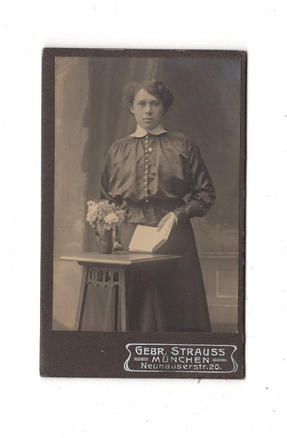 Fotografie Feine Dame - München 1910er / CDV L1-34