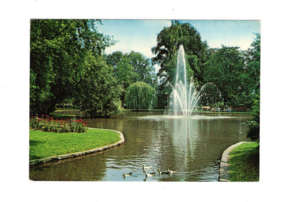 Ansichtskarte Bad Hersfeld / Partie im Kurpark