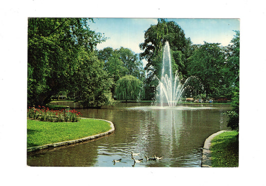 Ansichtskarte Bad Hersfeld / Partie im Kurpark