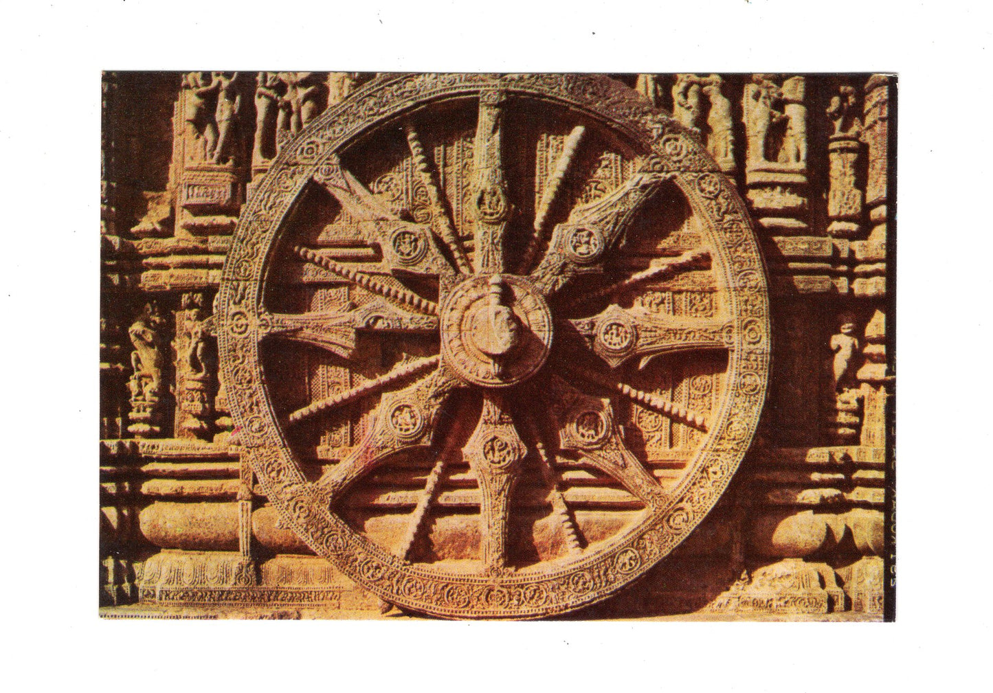 Ansichtskarte Konarak / Sun Chariot Wheel / Indien