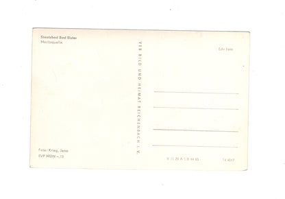 Ansichtskarte Bad Elster / Moritzquelle