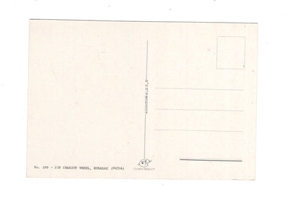 Ansichtskarte Konarak / Sun Chariot Wheel / Indien