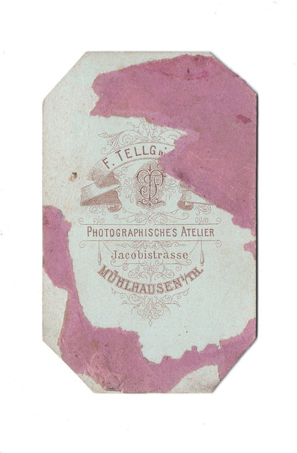 Fotografie Herrenportrait - Mühlhausen in Thüringen um 1880