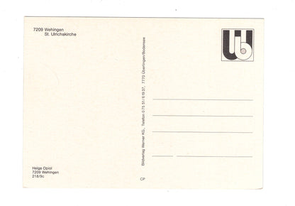 Ansichtskarte Wehingen / St. Ulrichskirche / H1-63