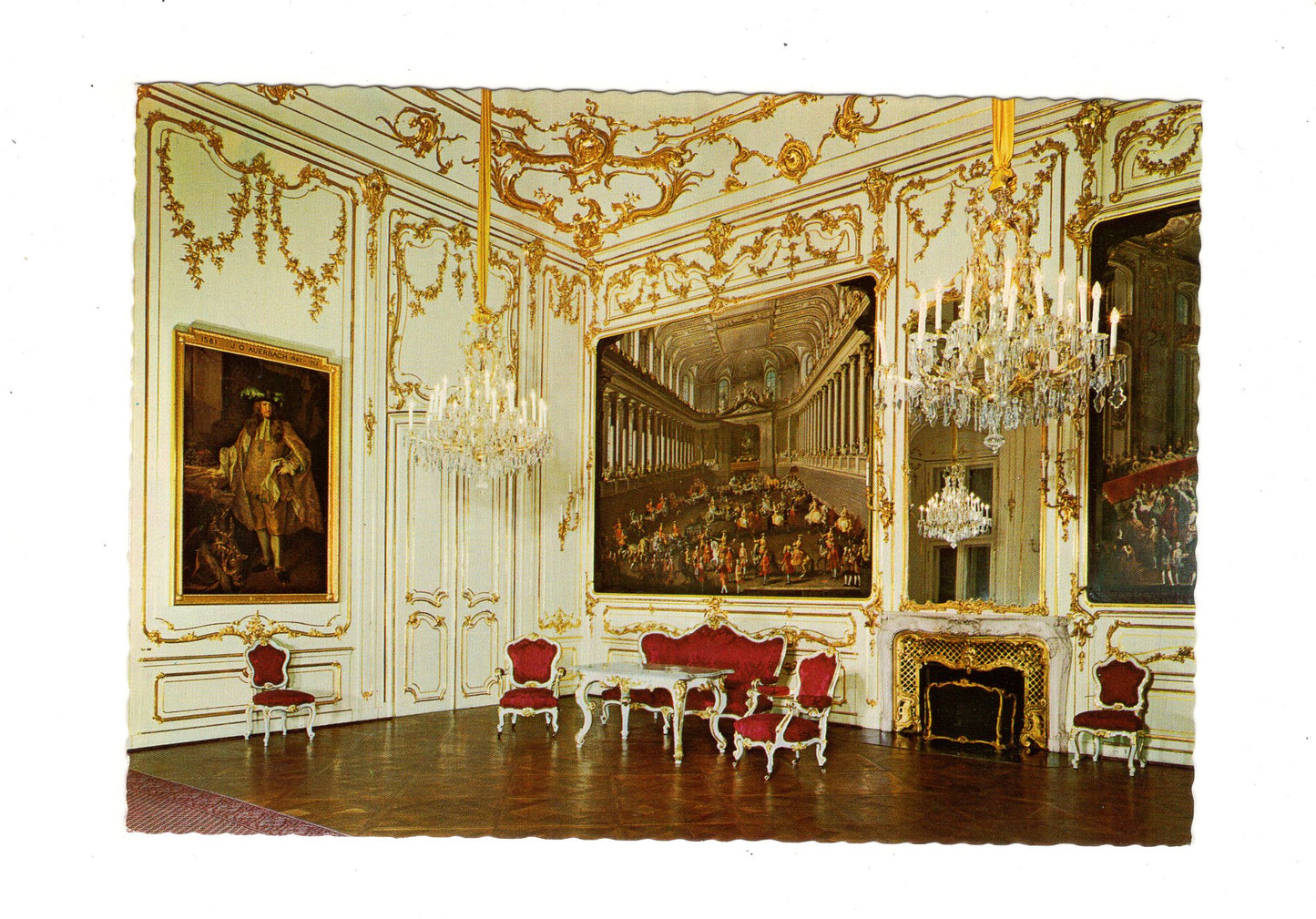 Ansichtskarte Wien / Schloss Schönbrunn / Karussellzimmer / Österreich