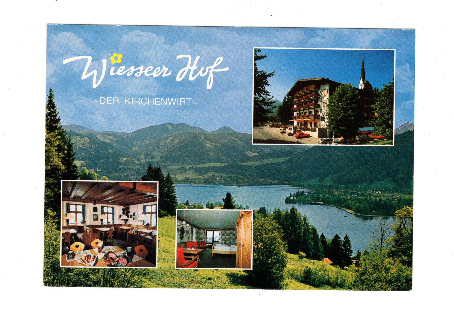 Ansichtskarte Bad Wiessee / Wiesseer Hof / Der Kirchenwirt