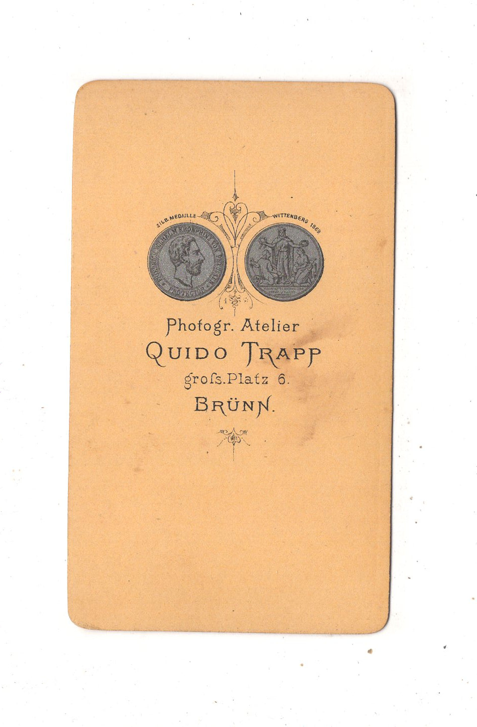 Fotografie Herrenportrait - Brünn um 1870