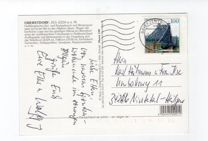 Ansichtskarte Oberstdorf im Allgäu