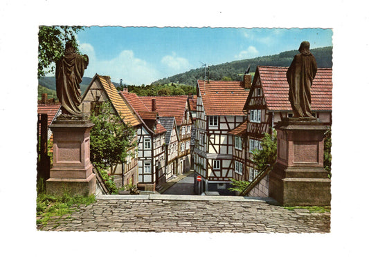 Ansichtskarte Bad Orb im Spessart / Alte Fachwerkhäuser