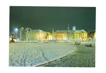 Ansichtskarte Stuttgart / Winterlicher Schlossplatz / I1-62
