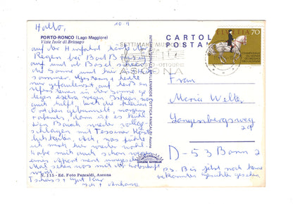 Ansichtskarte Porto-Ronco / Lago Maggiore / Schweiz