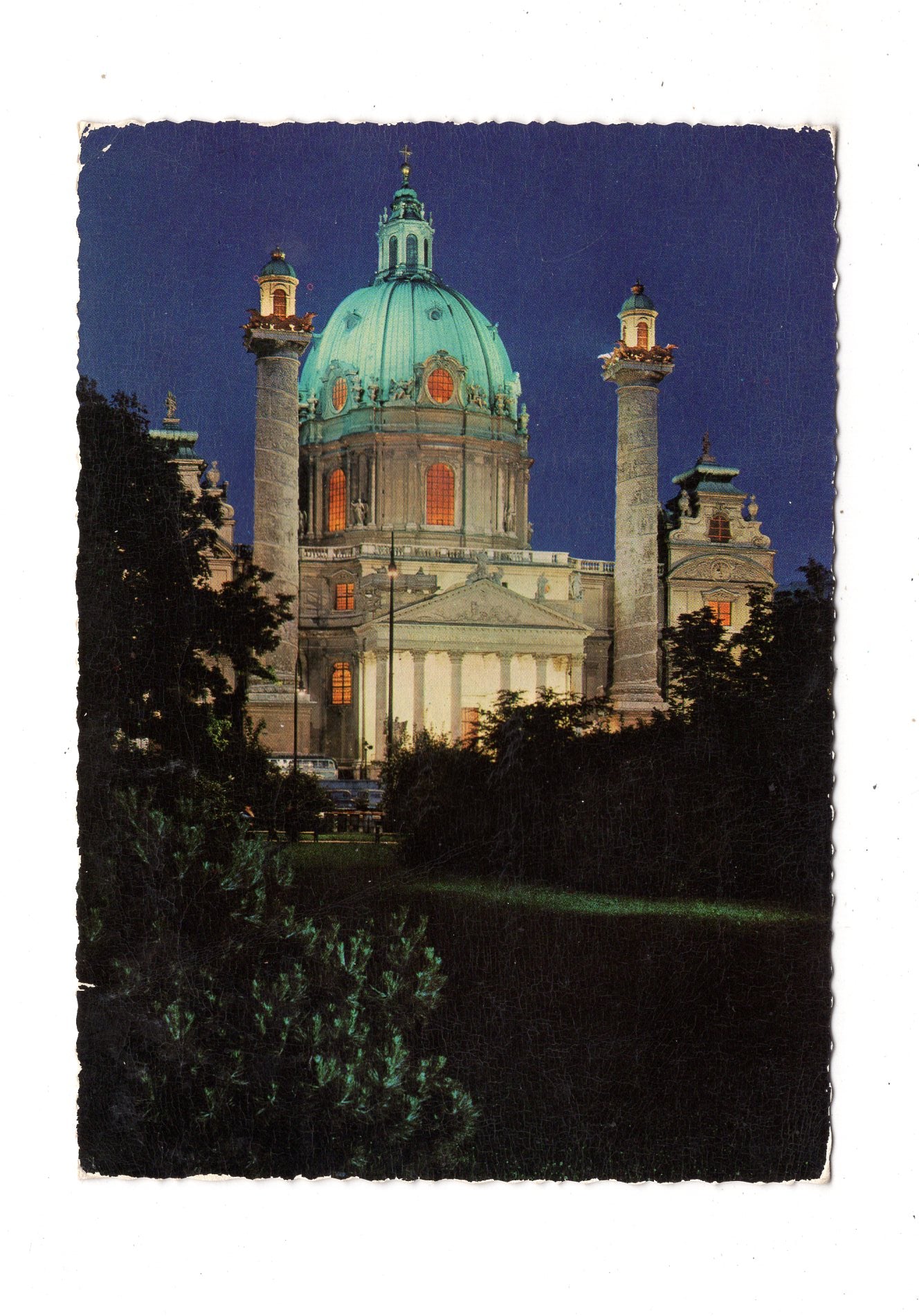 Ansichtskarte Wien / Karlskirche / Österreich
