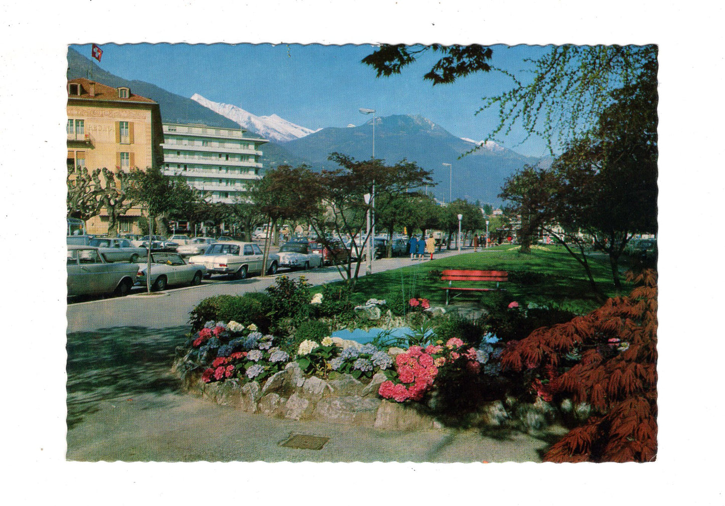 Ansichtskarte Locarno / Quai / Schweiz