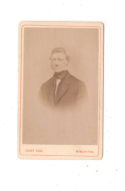 Fotografie Herrenportrait - Mühlenthal bei Wernigerode 1870er