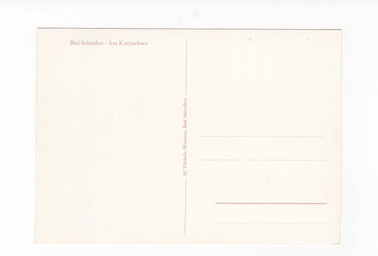 Ansichtskarte Bad Salzuflen / Am Kurparksee