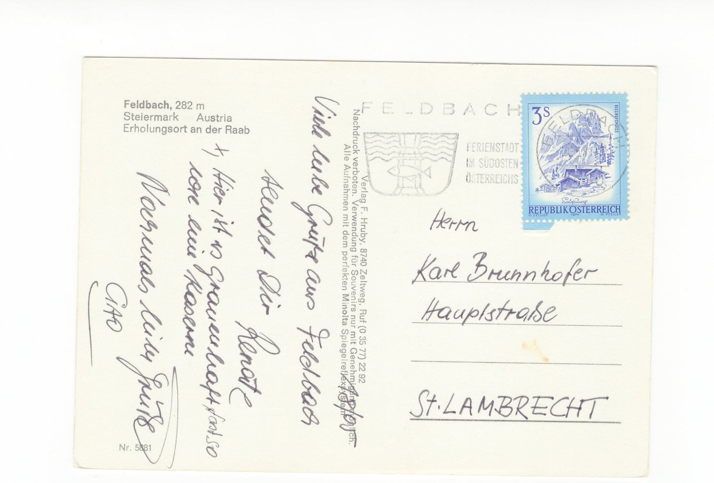 Ansichtskarte Feldbach / Steiermark / Österreich
