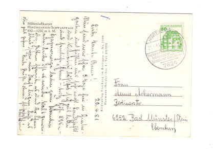 Ansichtskarte Hinterzarten im Schwarzwald / G1-67