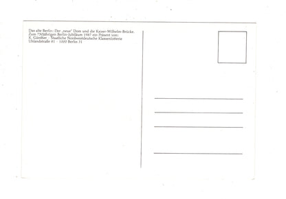 Ansichtskarte Berlin / Dom und Kaiser-Wilhelm-Brücke / K1-50
