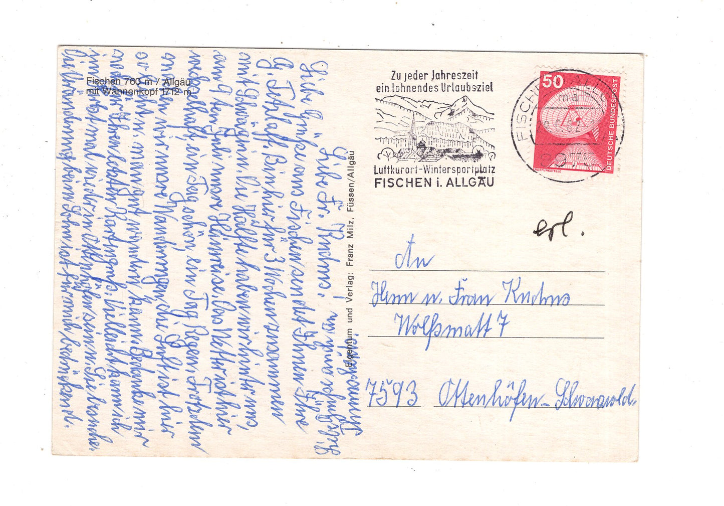 Ansichtskarte Fischen im Allgäu / M1-55