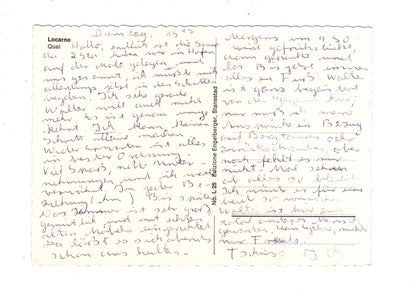 Ansichtskarte Locarno / Quai / Schweiz