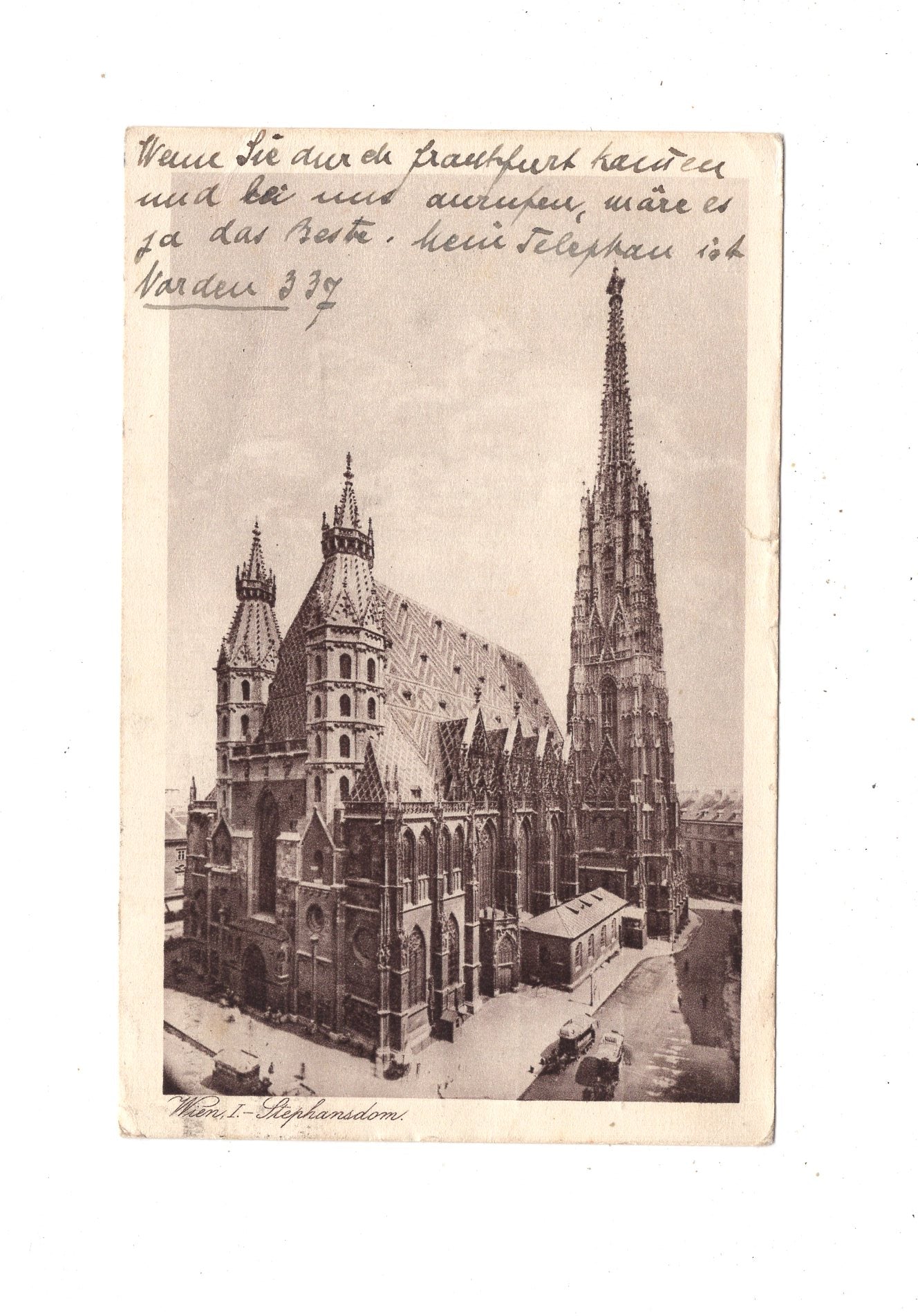 Ansichtskarte Wien / Stephansdom / Österreich