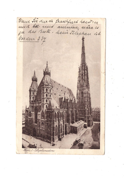 Ansichtskarte Wien / Stephansdom / Österreich