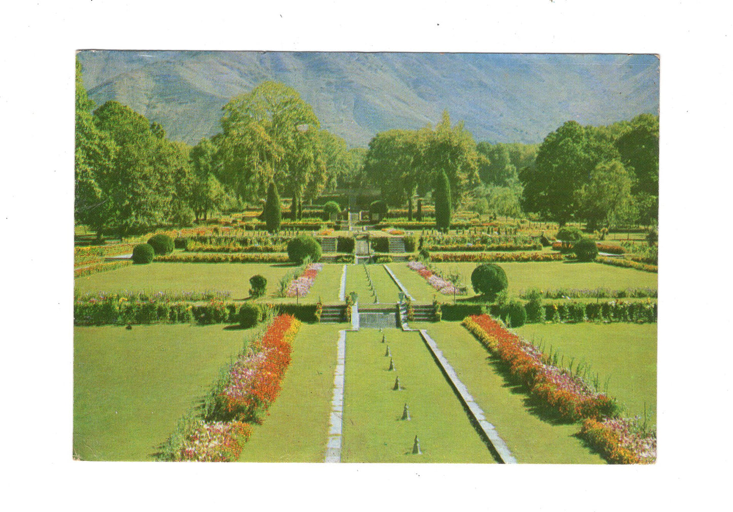 Ansichtskarte Srinagar / Nishat Gardens / Indien