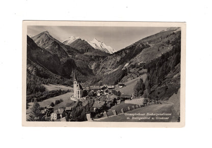 Ansichtskarte Großglockner-Hochalpenstraße mit Heiligenblut / Österreich