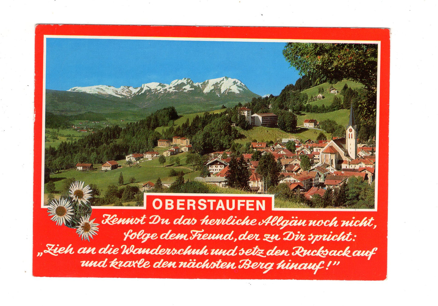 Ansichtskarte Oberstaufen im Allgäu / M1-55