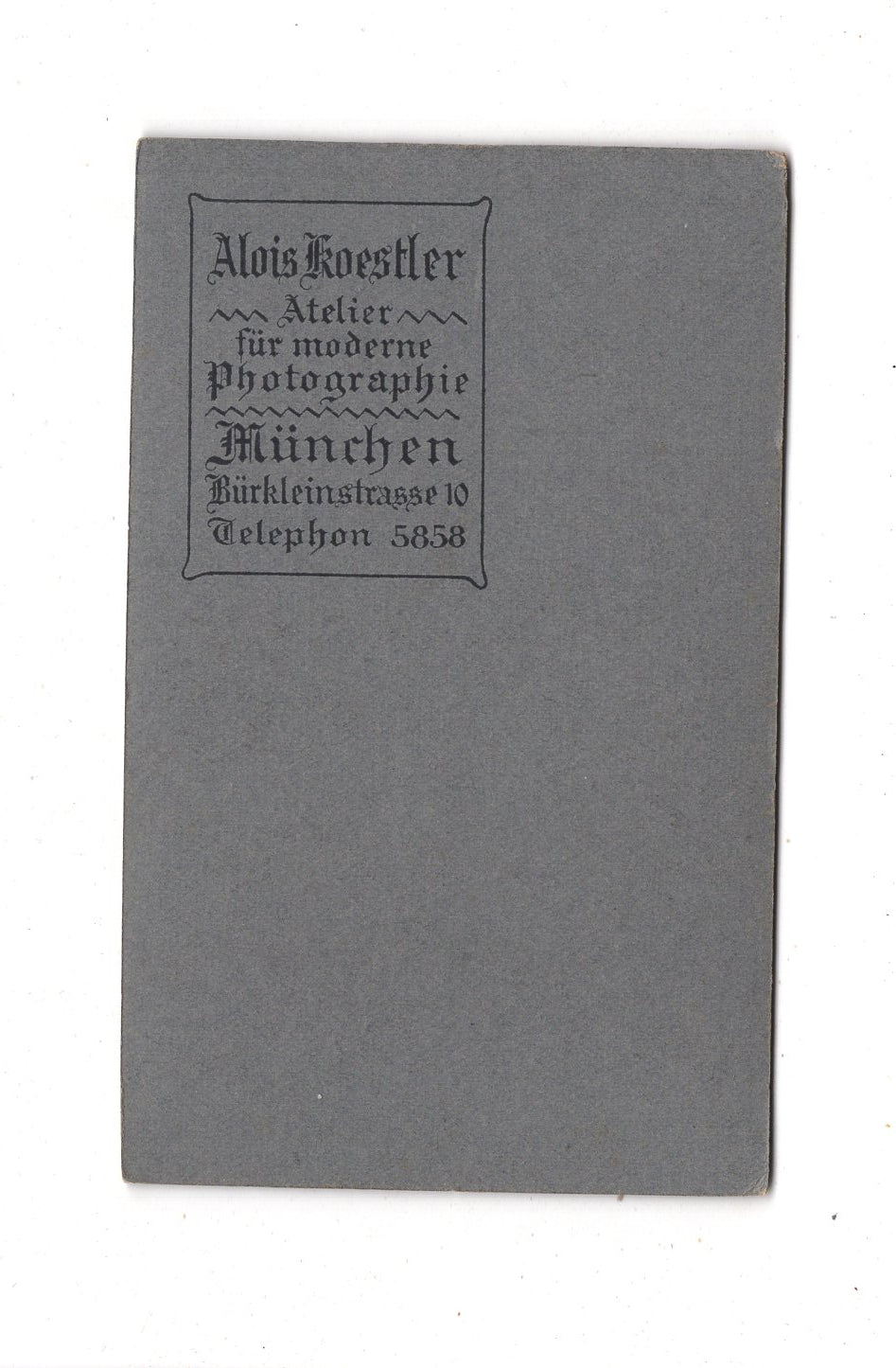 Fotografie Feine Dame - München 1900er / CDV L1-34