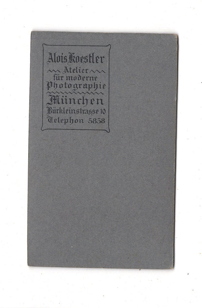 Fotografie Feine Dame - München 1900er / CDV L1-34