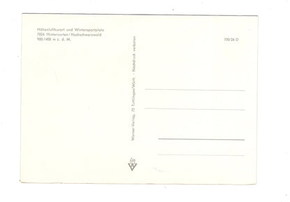 Ansichtskarte Hinterzarten im Hochschwarzwald / G1-67