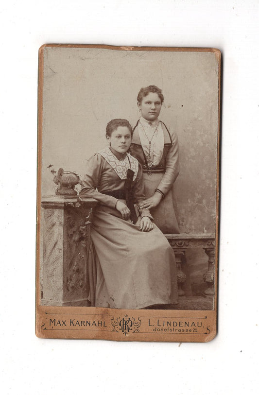 Fotografie Feine Damen - Leipzig-Lindenau 1890er