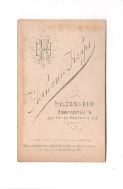 Fotografie Damenportrait - Hildesheim 1880er / CDV C1-13